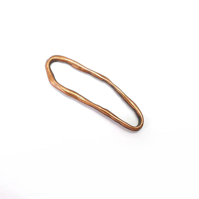 4 Cloud Wire Connector, Findings, Antique Copper Plated (41x13mm) G36201