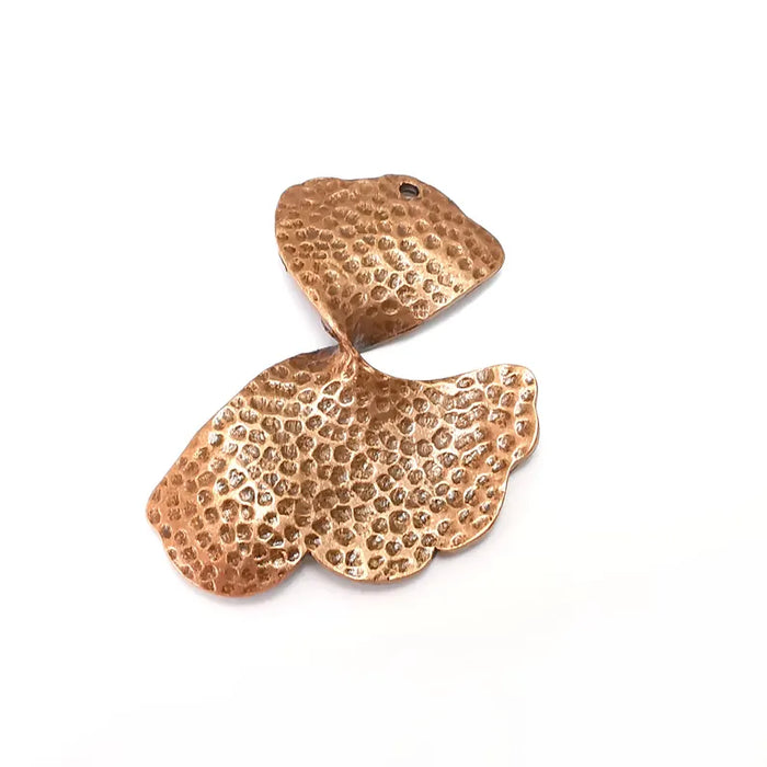 Copper Charms, Boho Charms, Rustic Charms, Earring Charms, Copper Pendant, Necklace Parts, Antique Copper Plated 58x37mm G36341
