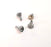 4 Sterling Silver Cone Findings 4 Pcs 925 Silver Findings (12x8mm) G30167