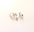 Sterling Silver Earring Blank 2 Pcs (1 pairs) 925 Silver Earring Needle with Loop Findings (10mm) G30161