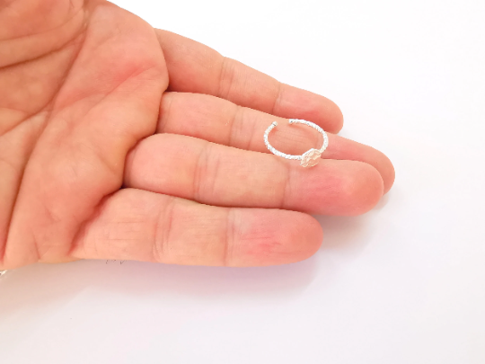 Hexagon Stamping Ring Blanks, Sterling Silver Engraving Blank, Statement Rings, Adjustable Nameplate Ring, 925 Solid Silver 6mm G30125