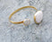 Bracelet with Real Pearls Gold Plated Brass Adjustable SR202