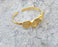 Flowers Bracelet Gold Plated Brass Adjustable SR219