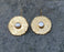 Earrings with Real Pearls Gold Plated Brass SR265