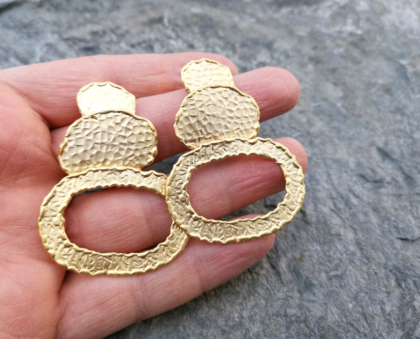 Earrings Gold Plated Brass  SR124