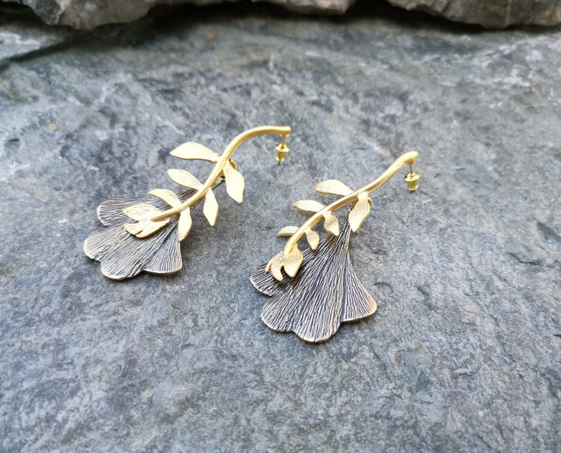 Earrings Gold Plated Brass  SR142