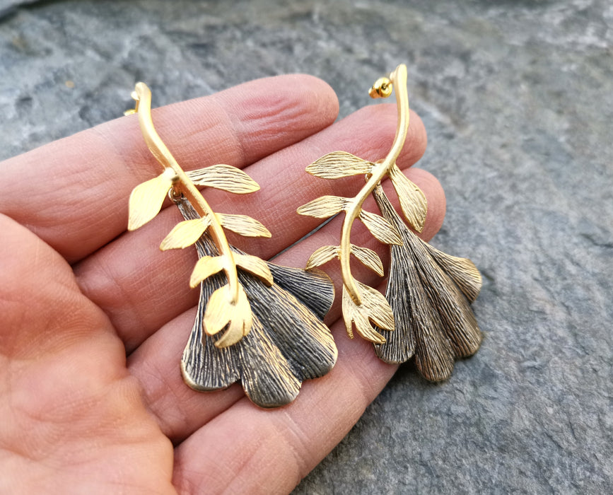 Earrings Gold Plated Brass  SR142