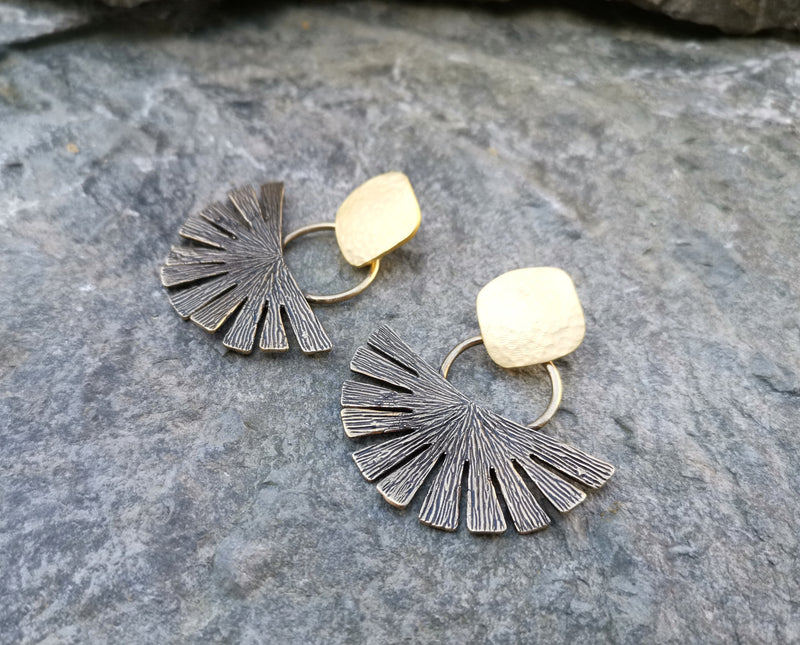 Earrings Gold Plated Brass  SR143