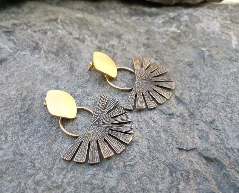 Earrings Gold Plated Brass  SR143