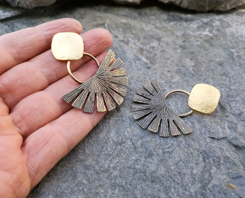 Earrings Gold Plated Brass  SR143