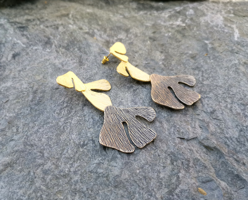 Earrings Gold Plated Brass  SR144