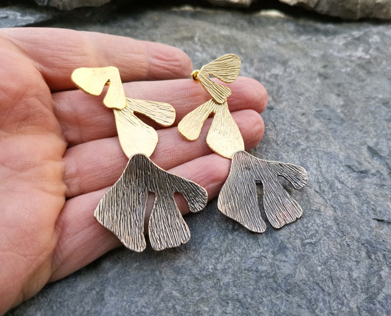 Earrings Gold Plated Brass  SR144