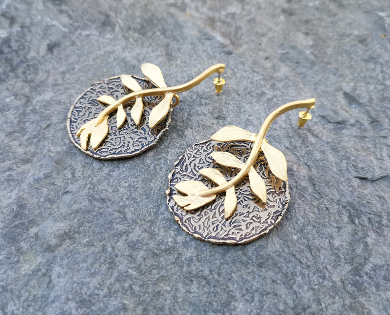 Earrings Gold Plated Brass  SR145