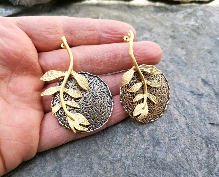 Earrings Gold Plated Brass  SR145