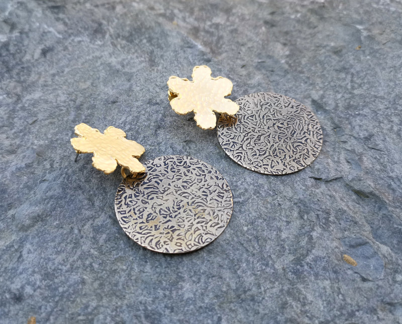 Earrings Gold Plated Brass  SR146