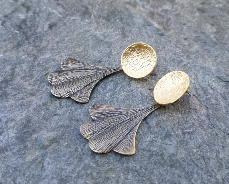 Earrings Gold Plated Brass  SR147