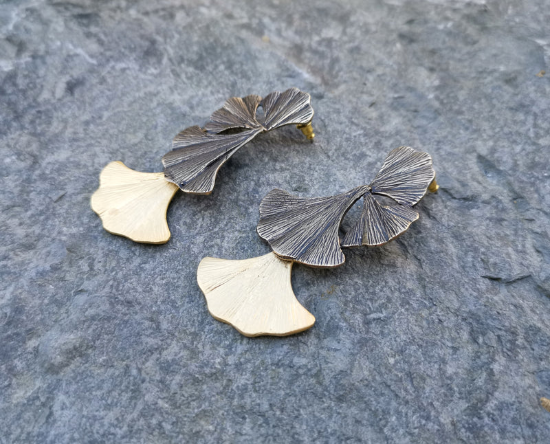 Earrings Gold Plated Brass  SR148