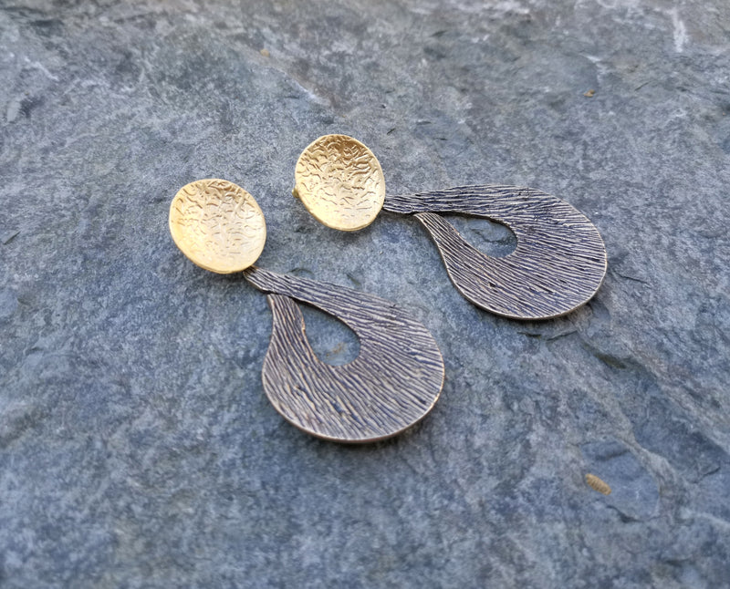 Earrings Gold Plated Brass  SR149