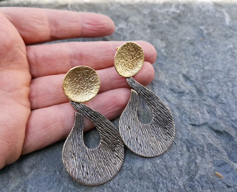 Earrings Gold Plated Brass  SR149