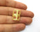 Knuckle Ring Gold Plated Brass Adjustable SR307