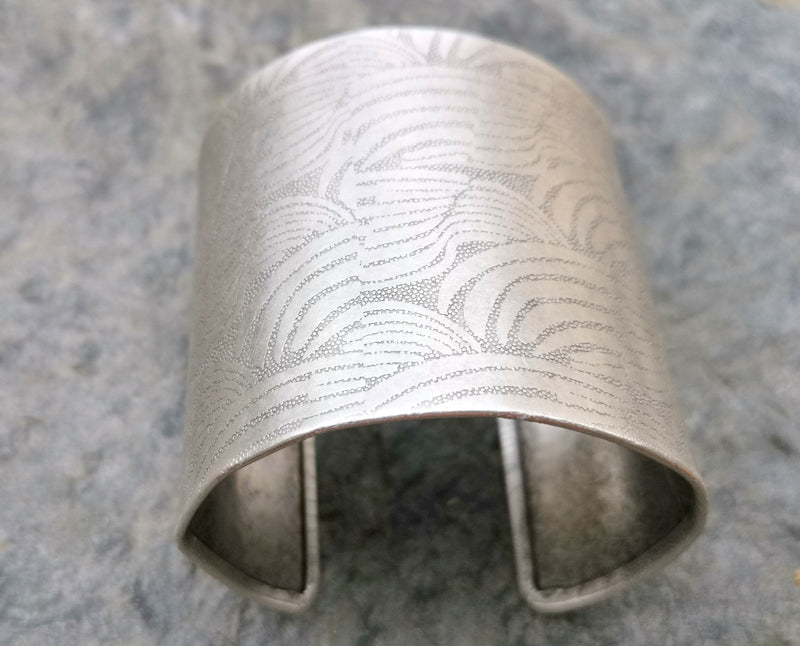 Bracelet Antique Silver Plated Brass Adjustable SR320