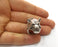 Beast Head Ring Antique Silver Plated Brass Adjustable SR396