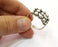 Bubbles Ring Antique Silver Plated Brass Adjustable SR405
