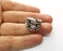 Claw Ring Antique Silver Plated Brass Adjustable SR452