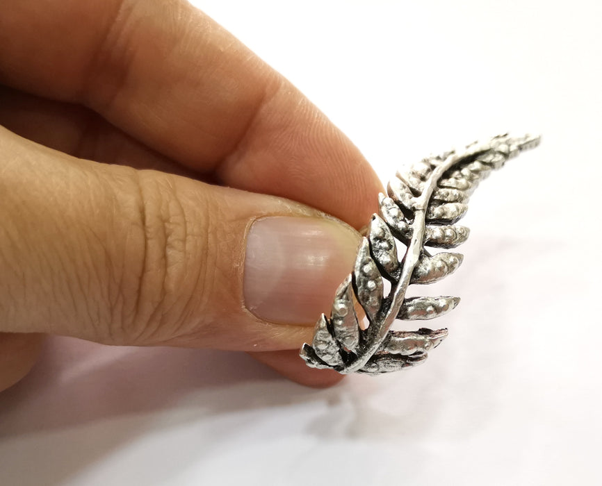 Branch Ring Antique Silver Plated Brass Adjustable SR455