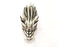 Dragon Head Ring Antique Silver Plated Brass Adjustable SR477