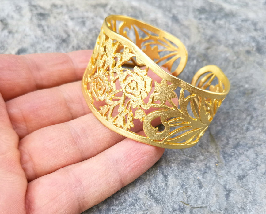 Bracelet Gold Plated Brass Adjustable SR531