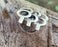 Ring Antique Silver Plated Metal Adjustable SR661