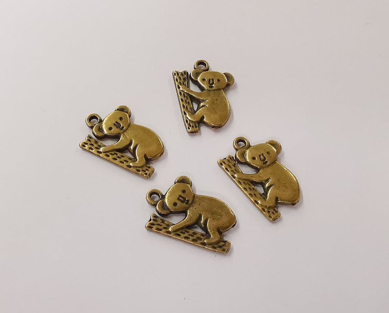 10 Koala charms Antique bronze plated charms (19x14mm) G24162