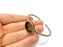 Bracelet Blank Cuff Bezel Resin Cuff inlay Blank Glass Cabochon Base Bezel Hammered Adjustable Antique Bronze Bracelet (19mm ) G16015