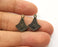 10 Antique Bronze Charms Antique Bronze Plated Charms Double Sided (Both Side Same) (19x13mm) G20993