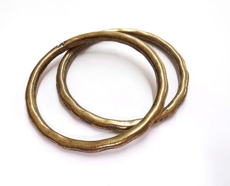 Circle Findings Antique Bronze Plated Findings (72mm) G25206