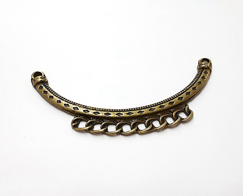 Antique Bronze Pendant Connector Antique Bronze Plated (93x37mm) G21694