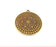 Medallion Boho Pendant Ethnic Tribal Pendant Antique Bronze Plated Charms (54mm) G24710