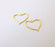 2 Heart Charm Gold Plated Charm (33x27mm) G24995