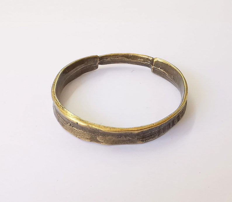 Large Circle Bracelet Connector Antique Bronze Plated (70mm) G24977