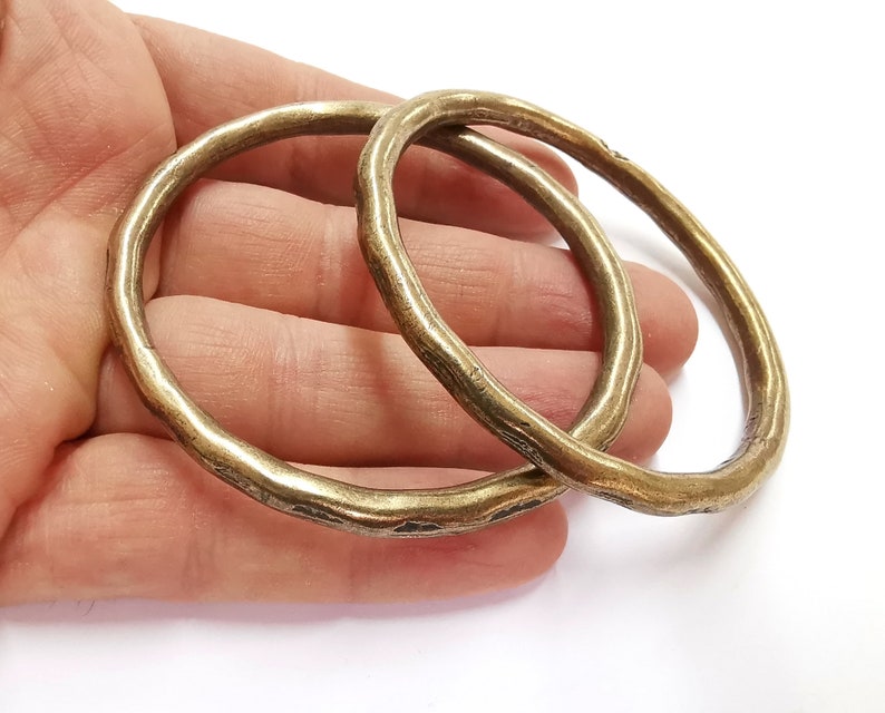 Circle Findings Antique Bronze Plated Findings (72mm) G25206