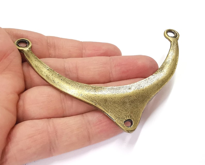 Antique bronze collar pendant connector Necklace bar (103mm) G25228