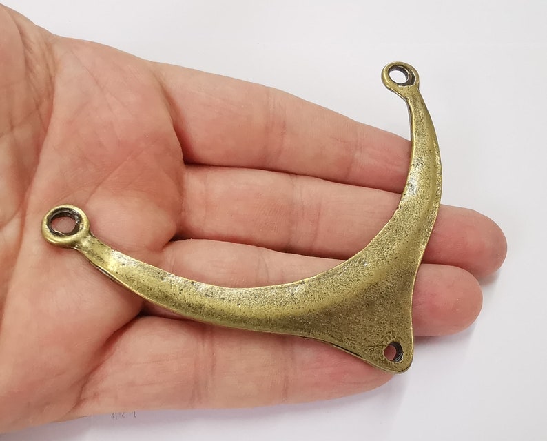 Antique bronze collar pendant connector Necklace bar (103mm) G25228