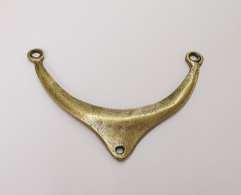 Antique bronze collar pendant connector Necklace bar (103mm) G25228
