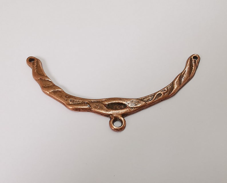 Ethnic connector pendant Antique copper plated pendant (93mm) G25265
