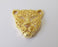 Cheetah Pendant Gold Plated Pendant (50x49mm) G25361
