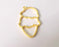 2 Ice cream charms Gold plated charms (50x31mm) G26106