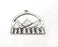 Mountain Landscape Forest Pendant Charms Antique Silver Plated Pendant (36x35mm) G26587
