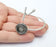 Rod Ball Head Bracelet Blank Resin Cuff Dry Bezel Cabochon Base Adjustable Antique Silver Plated Brass (13mm Blank) G26450