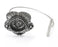 Flower Silver Bracelet Blank Cuff Bezel Cabochon Base Resin Mountings Adjustable Antique Silver Plated Brass (16mm Blank) G26557